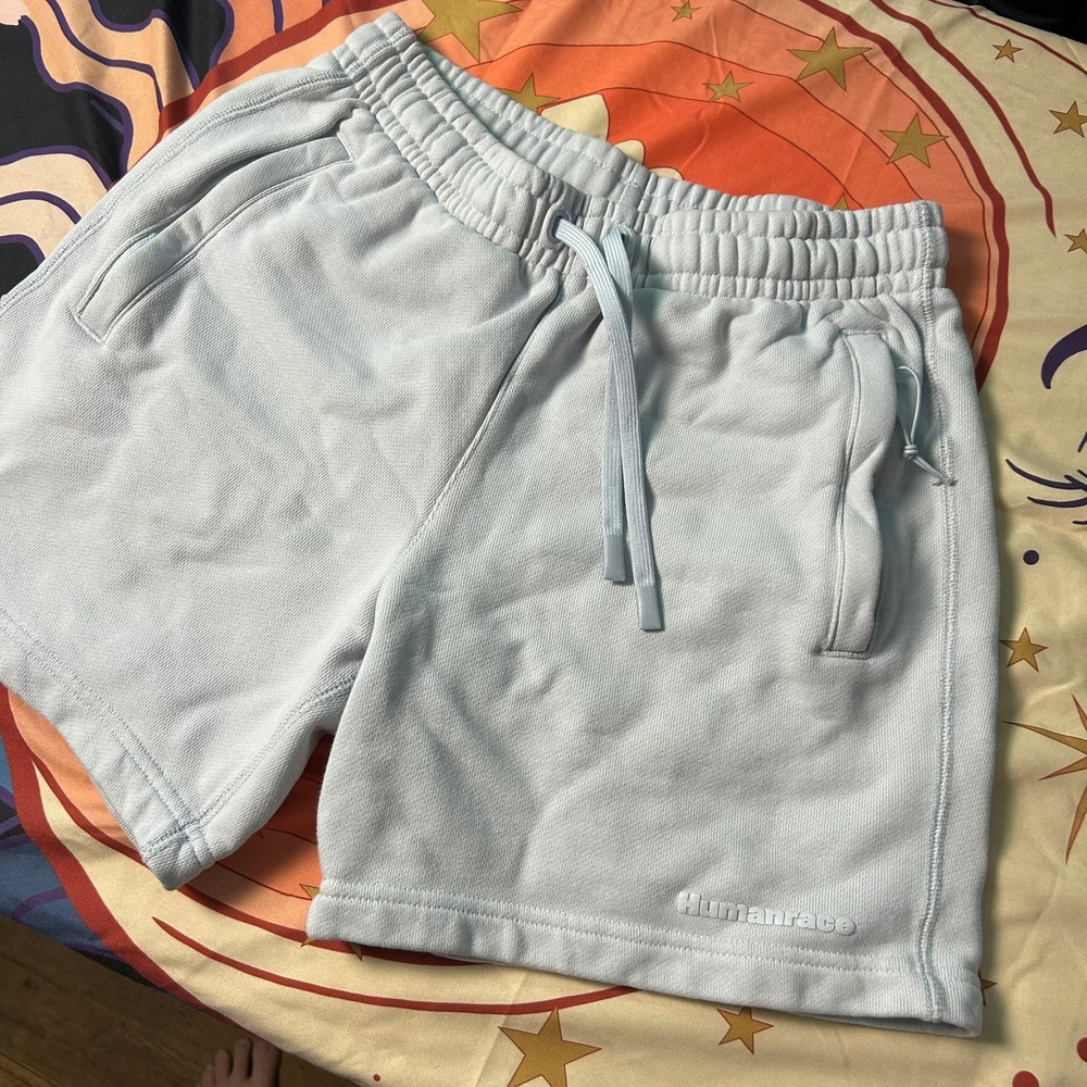 Adidas Pharrell Williams Humanrace Shorts Halo Blue XS Sweat Shorts